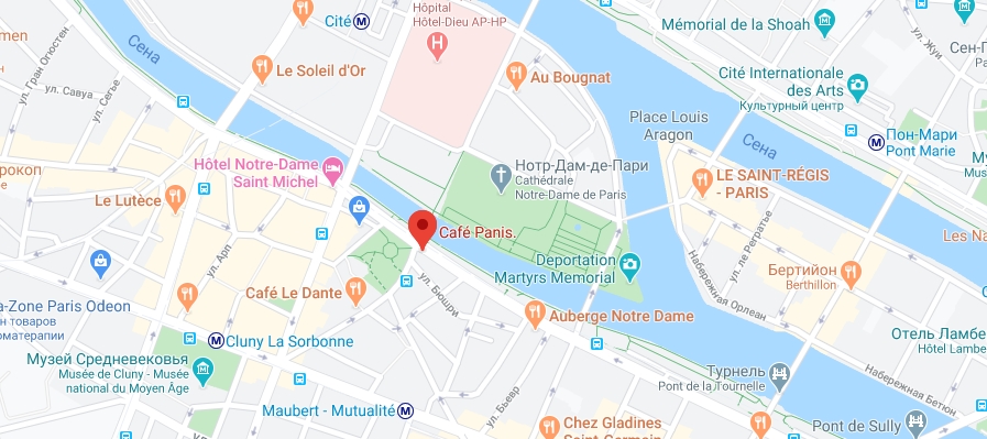 Panis на карте Парижа Где находится Panis