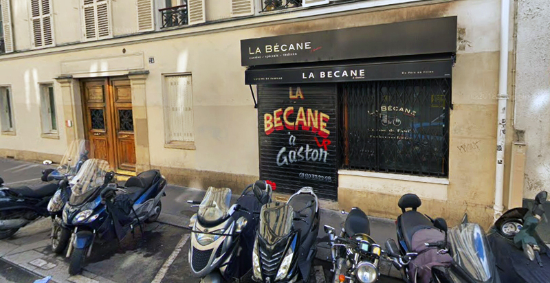 La Bécane À Gaston в Париже Ресторан La Bécane À Gaston