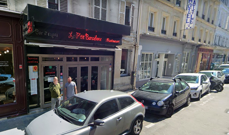 Кафе Le P'tit Barcelone в Париже Кафе Le P'tit Barcelone