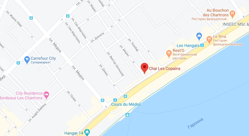 Chai Les Copains на карте Где находится Chai Les Copains