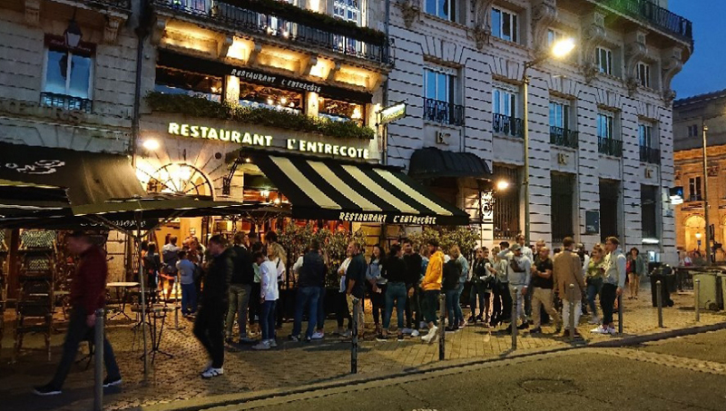 L`Entrecote в Бордо У ресторана L`Entrecote