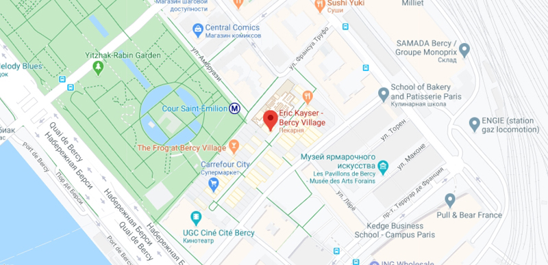 Булочная Eric Kayser по адресу 41 cour Saint-Émilion в Париже Пекарня Eric Kayser по адресу 41 cour Saint-Émilion