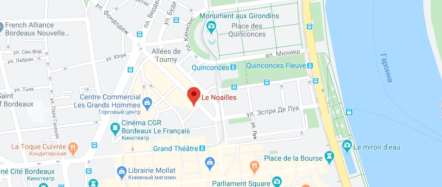 Le Noailles на карте Где находится Le Noailles