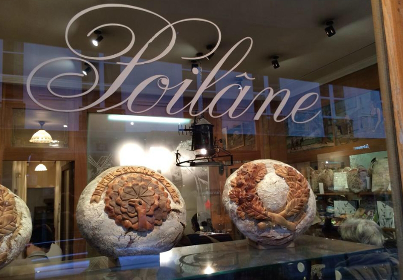 Вывеска Poilâne Хлеб из Poilâne