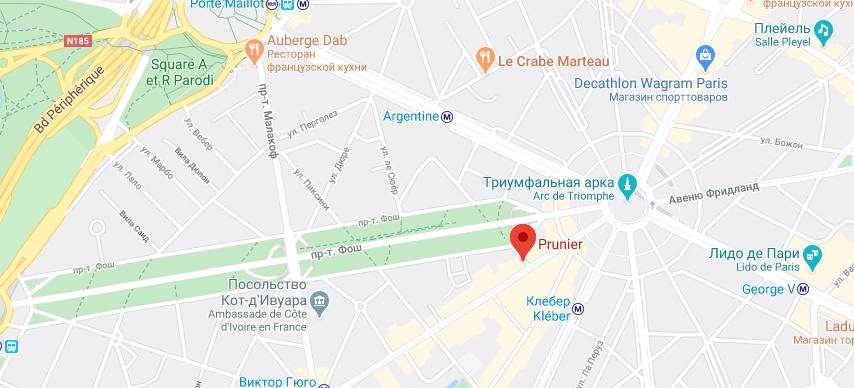 Prunier на карте Где находится Prunier