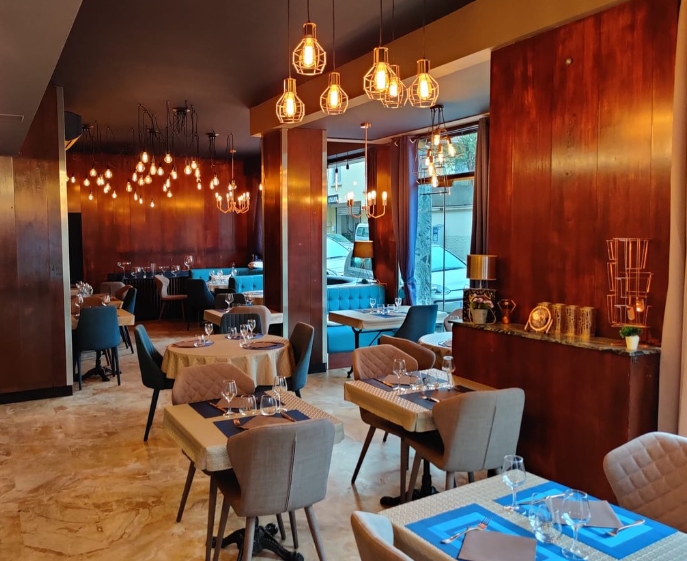 В ресторане Le Côte Интерьер Le Côte